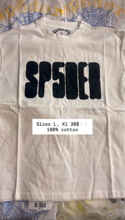 Sp5der tee 25$ Size Large only