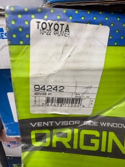 New AVS vent visor for 2010-2022 Toyota 4Runner