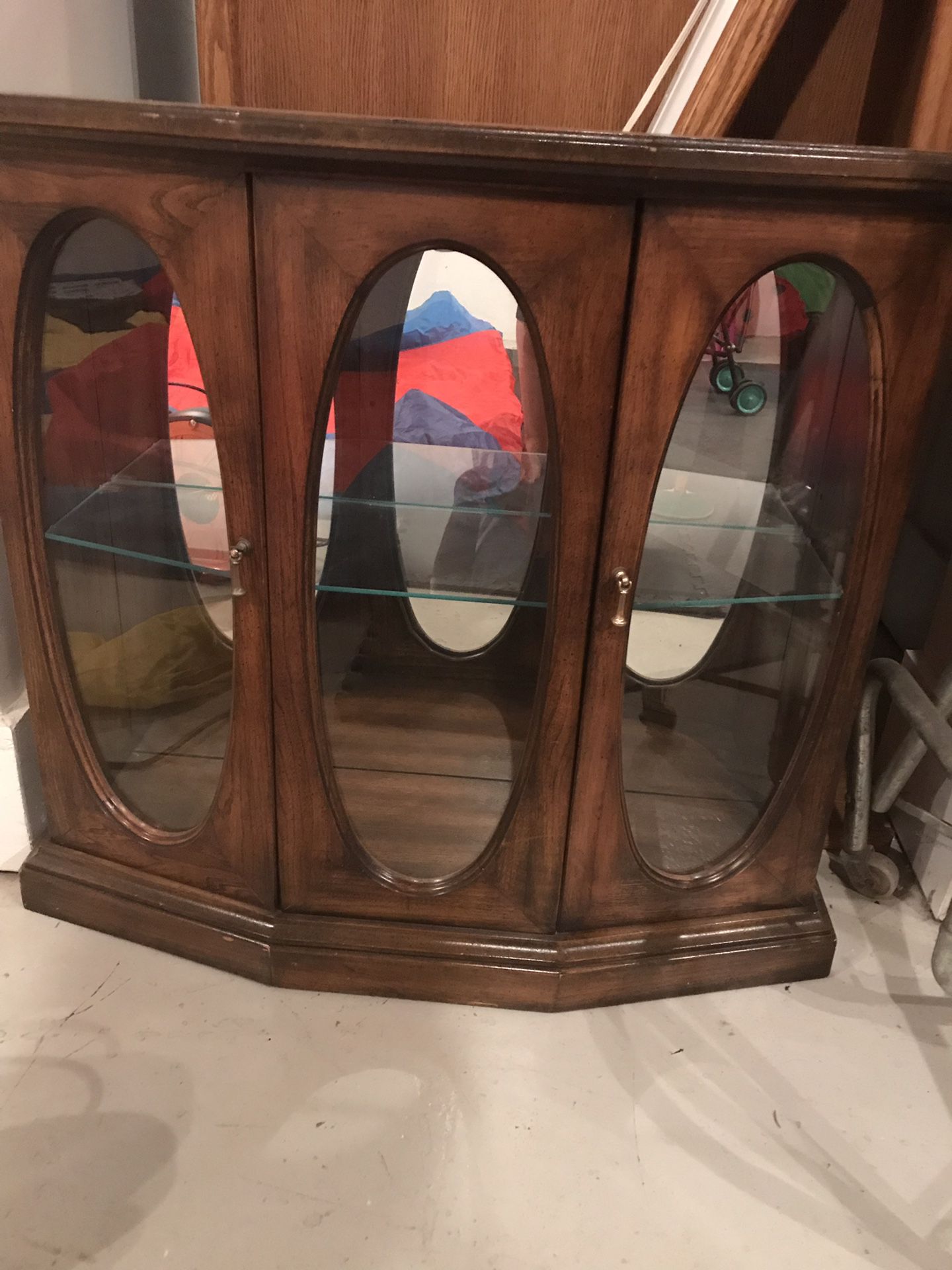 Entryway Table with Mirrors, Cabinet, Wood Furniture, Hutch