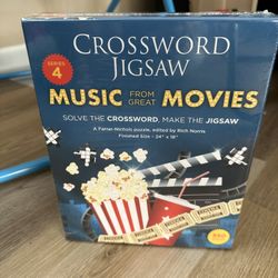 crossword jigsaw music frim the great movies series 4