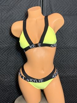 New K & K Bright Yellow Bikini Set