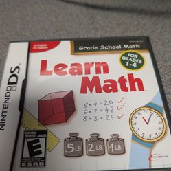 Learn math Nintendo ds