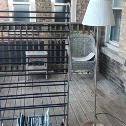 Shoe Rack  .Hangers. Lamp. $50 For All
