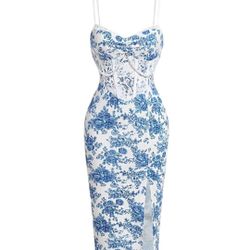 Bodycon Floral Corset Dress