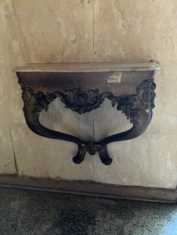 Antique French Hanging Wall Table Console