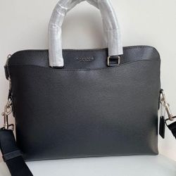 Unisex Authentic Coach Beckett Portfolio Briefcase
