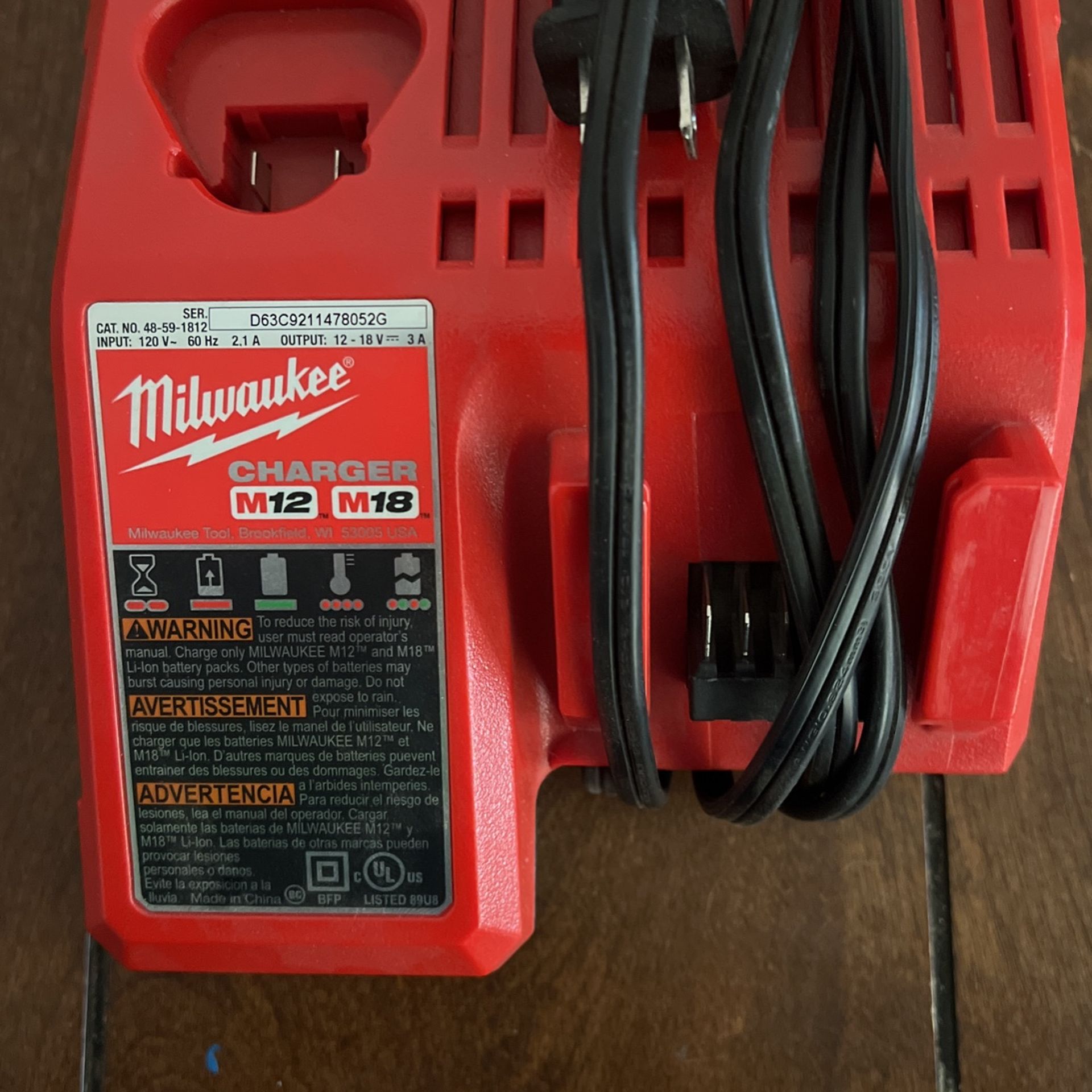 Charger M12-M18