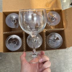 World Market Wine Glasses 6 Ct