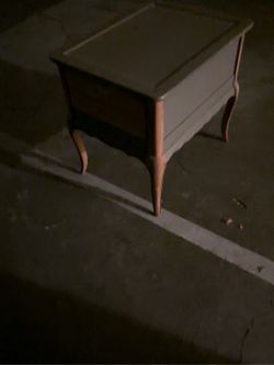 Small Wood Side Table w/ Drawer – DIY Refinishing Project