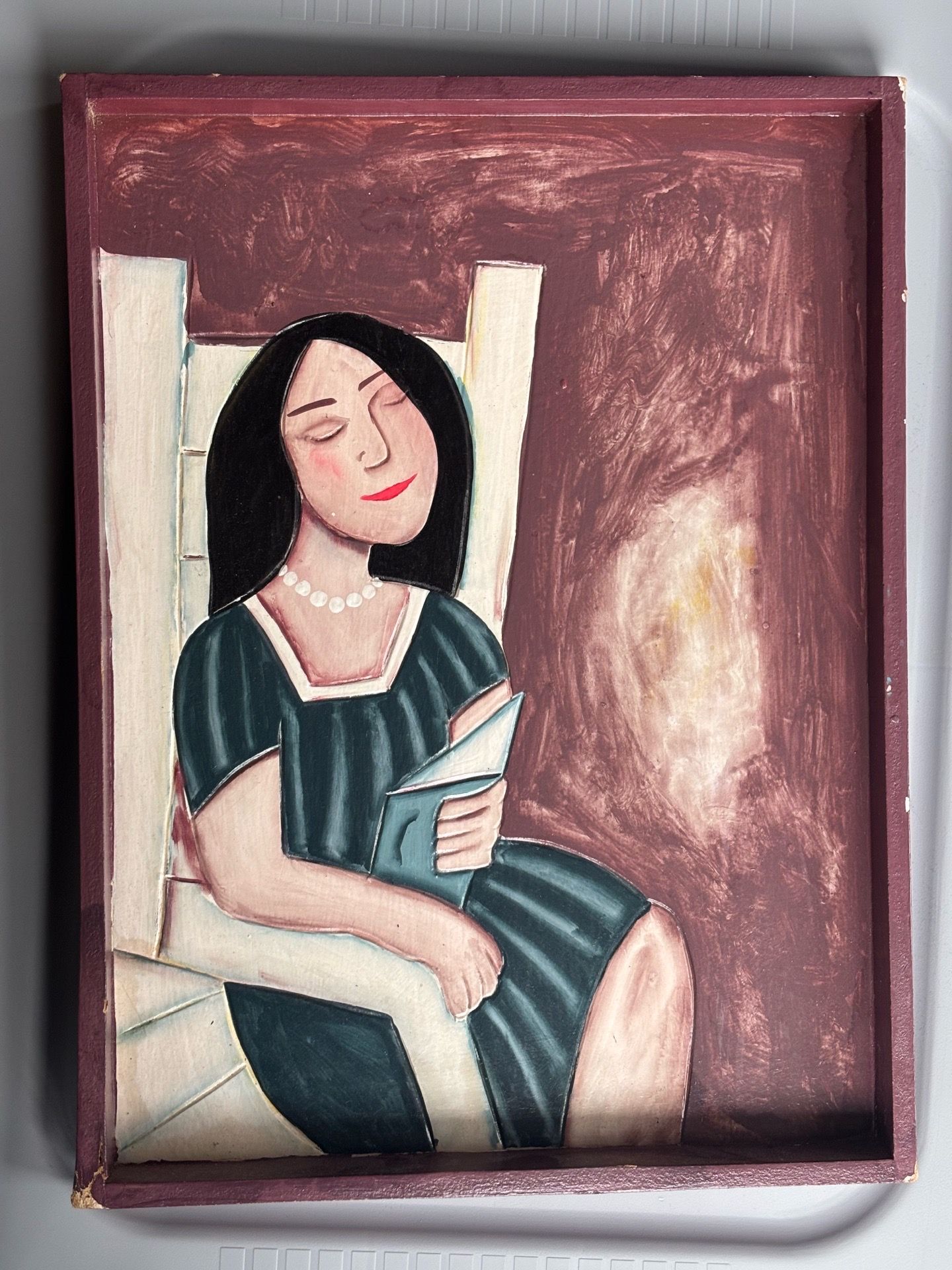 Wall art decor- portrait of girl.