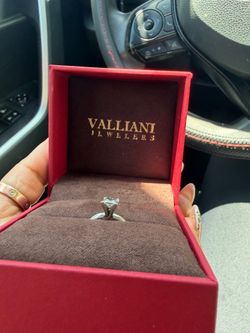 1.04  Carat Princess Cut Natural Diamond Ring
