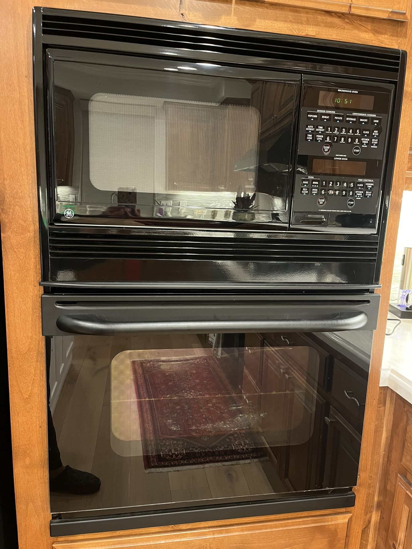 GE 30” Built-In Electric Wall Oven and Microwave