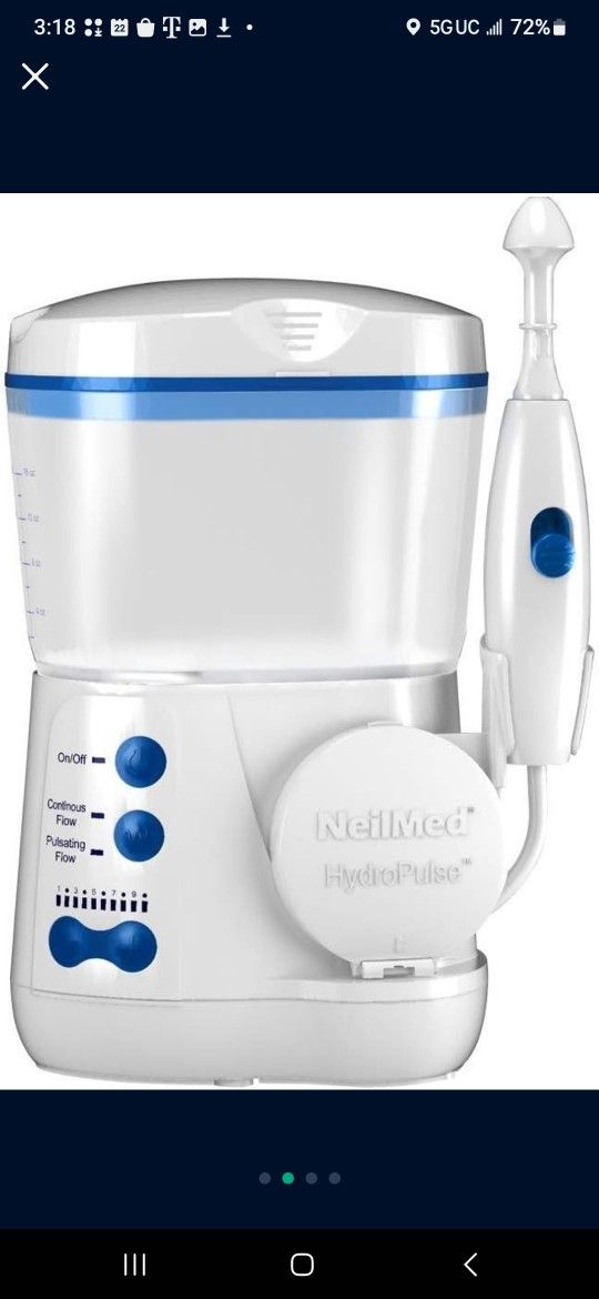 New -NeilMed HydroPulse All Natural Sinus Relief