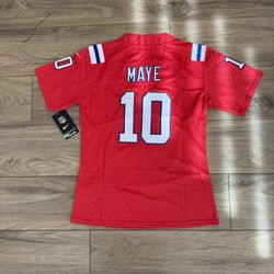 Women’s New England Patriots Drake Maye Stitched Jersey, S To 2xl