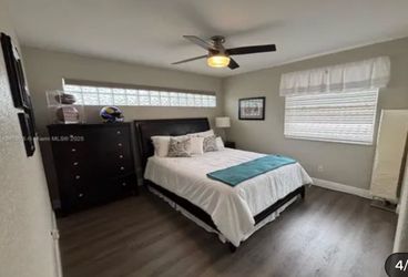 Queen leather Head board with frame and wood dresser