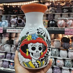 🇲🇽💥Talavera  Catrina Flowers Vase 💐 Etsy Casamxartesanalstore 