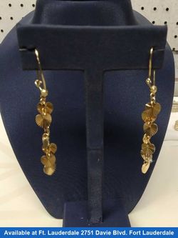 Earrings - Yellow Gold 14k (.585) 2.8 grams