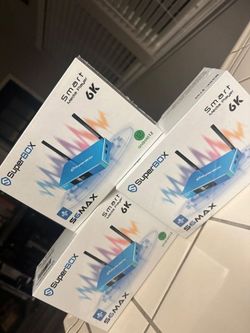 SuperBox S6 Pro, S6 Max, and S6 Ultra – New Sealed Units, Ready to Use