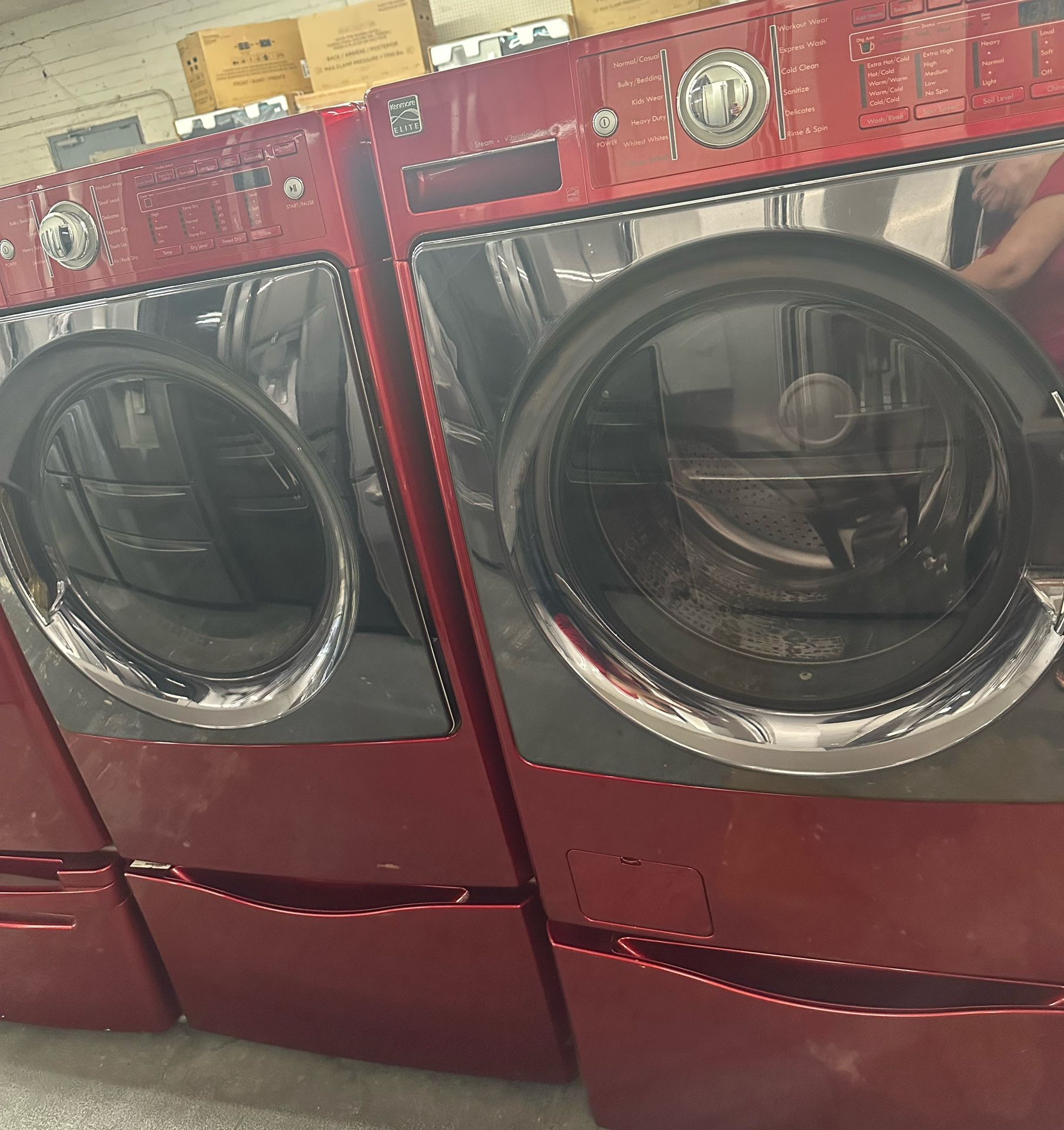 KENMORE WASHER & DRYER ELECTRIC 