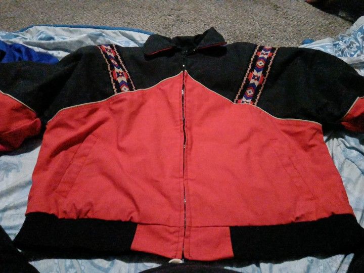 David James Aztec Bomber Jacket