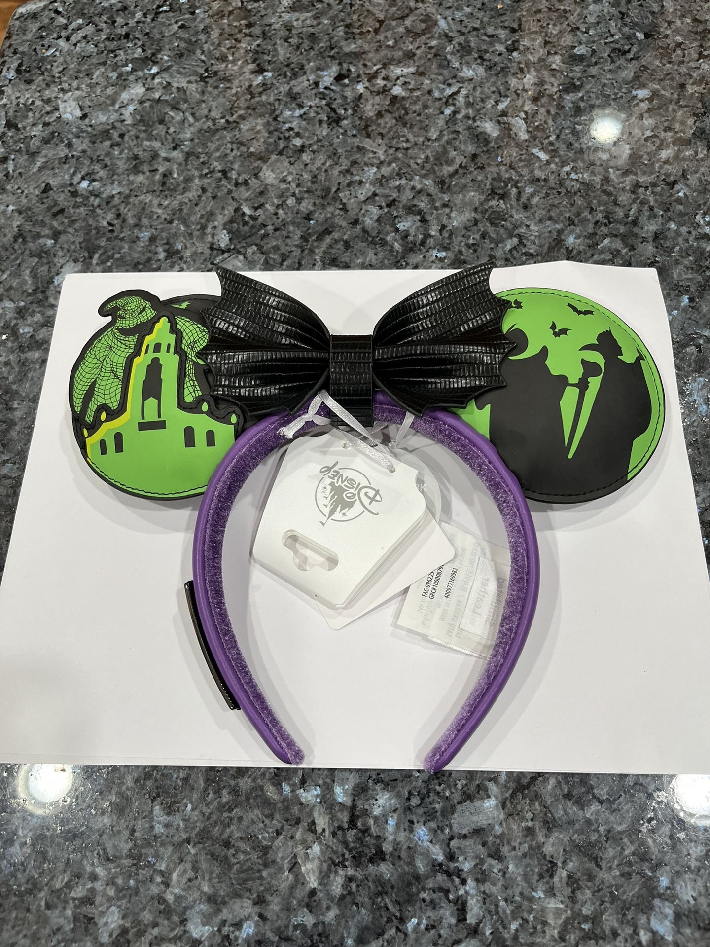 Disney Parks Oogie Boogie Bash 2024 exclusive Minnie Mouse Ears Headband . Brand new with tags. Smoke free home