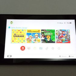 Nintendo Switch Console With 5 Games