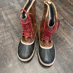 Sorel Madson II Moc Toe Waterproof Boots - Men's Size 11.5 - Elk/Brown