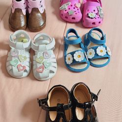5 Pares De Zapatos Para Niña De 2-3 Meses 