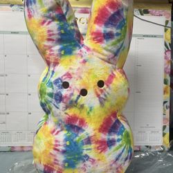Giant Peeps Tie Dye plush 