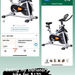 Workout Bike $160