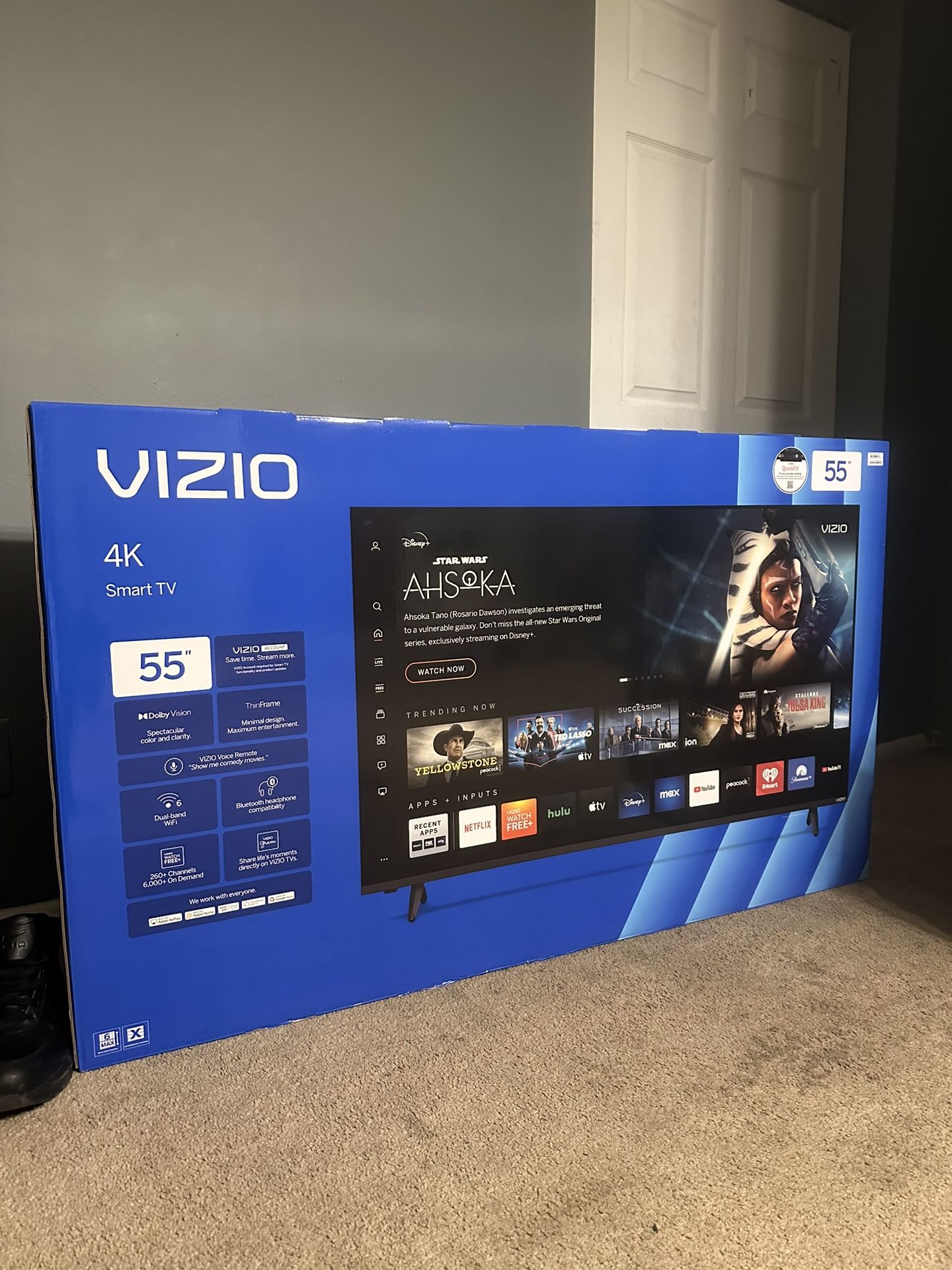 55” Vizio Smart Tv