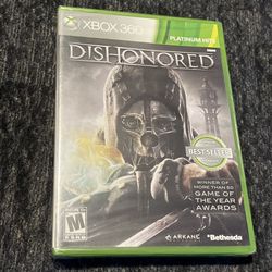 Dishonored Microsoft Xbox 360 Platinum Hits PH Brand New Sealed