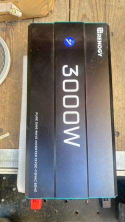 3000 w inverter. 12v DC to 120 v AC