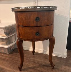 Vintage Round French Style Drum Table