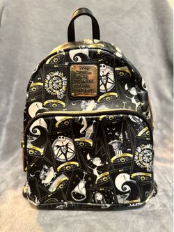 Loungefly The Nightmare Before Christmas Tarot Card Allover Print Mini Backpack