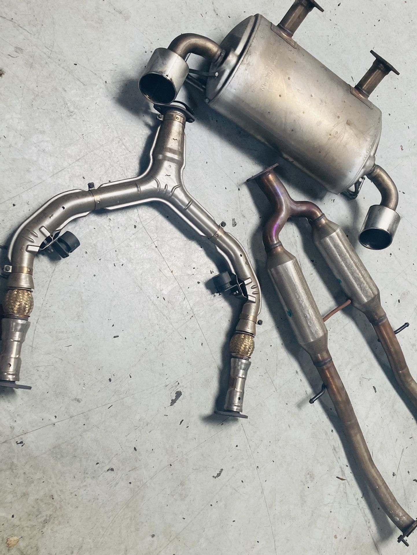 Nissan 370Z OEM Cat Back Y Pipe Muffler Exhaust System