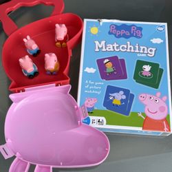 Peppa Pig Figurines And Memory Game