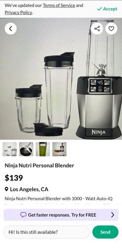 NINJA NUTRI PERSONAL BLENDER
