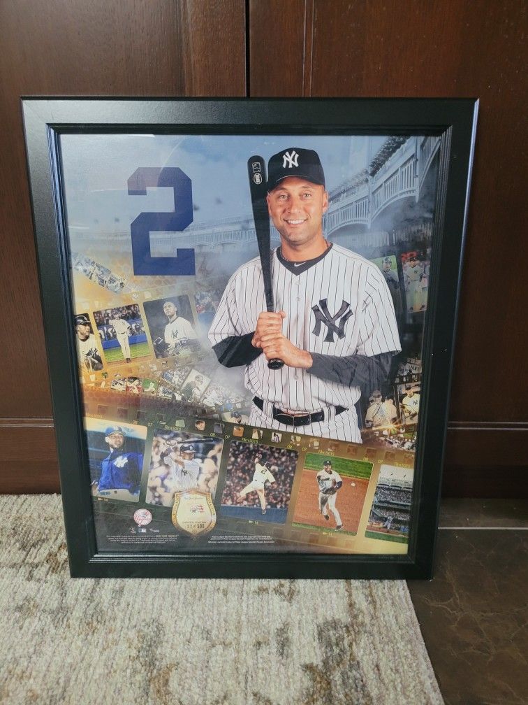 DEREK JETER Black Framed Limited Edition Of 500