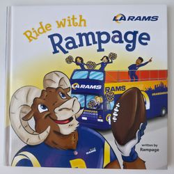 LA Rams "Ride with Rampage" Children's Book