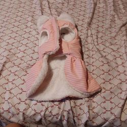Small Pink Dog Sweater 