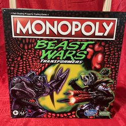 The Monopoly transformers Beast Wars 