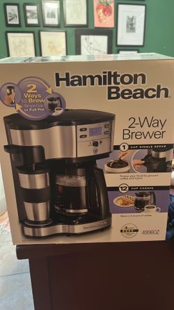 Hamilton Beach 2-Way Programmable Coffee Maker (Model 49980) - Open Box, Unused!