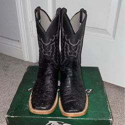 men’s ostrich boots