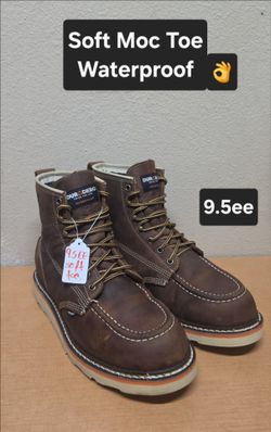 Duradero work boots sz9.5ee SOFT MOC TOE