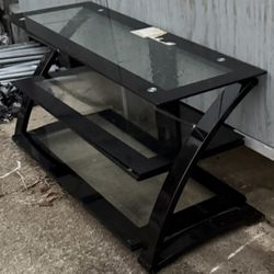 Tiered Glass TV Stand  