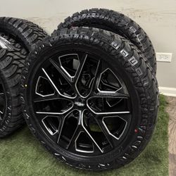 New 22 inch gm style wheels wrapped in 33x12.50R22 RBP tires