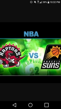 Suns vs Raptors Friday night. Upper level center court sec 218. I have 8 tickets. Face value is $46.75 I'll take $25 each obo