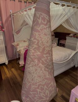 8x12 floral pink rug