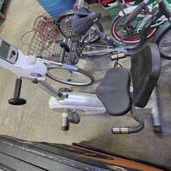 Rowing machine stationary bike